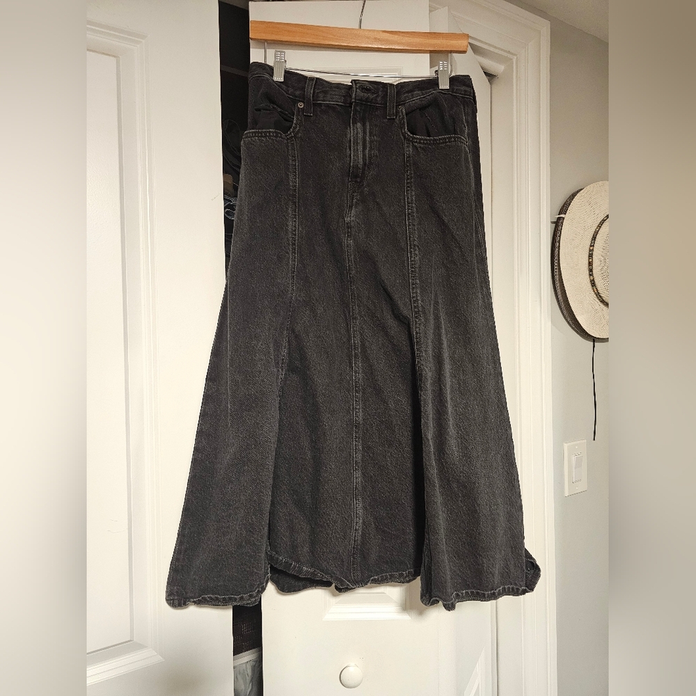 Signature by Levi Strauss Charcoal Maxi Skirt